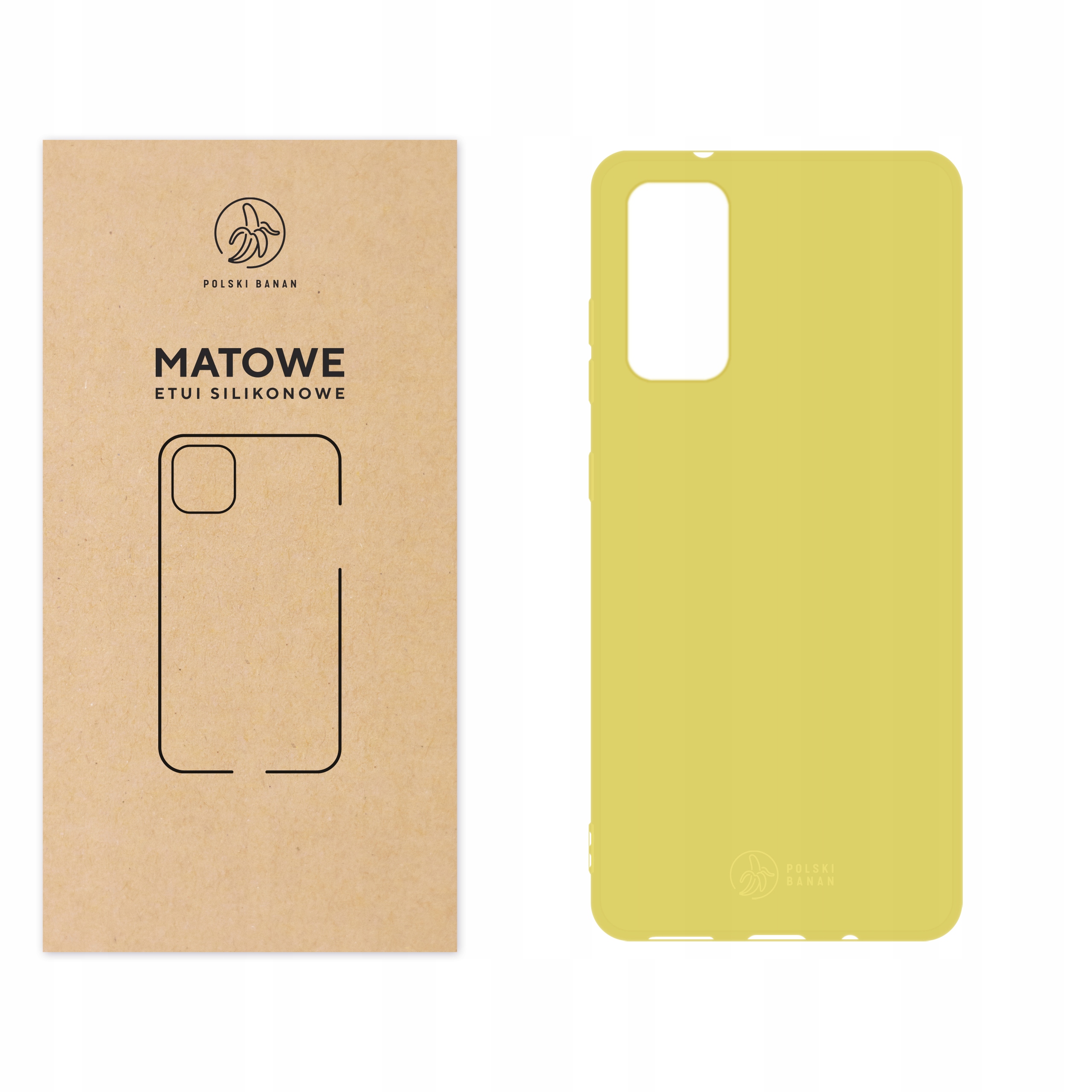 

Etui Matowe do Samsung Galaxy S20 Fe żółte
