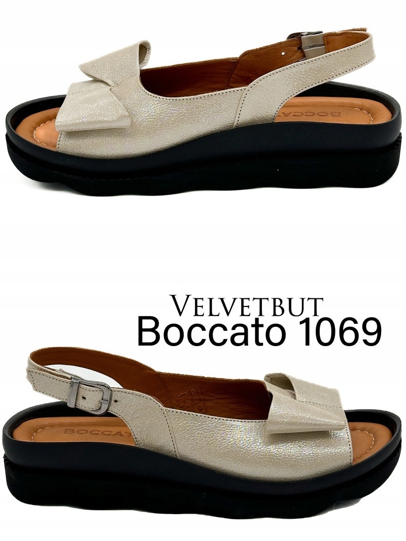 Zlaté sandály na podpatku Boccato 1069 36
