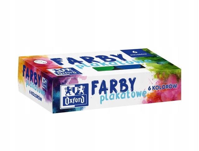 

Farby plakatowe Oxford (6 kolorów)