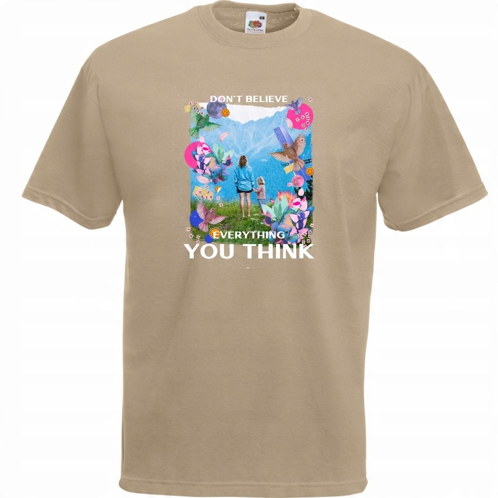 

Koszulka kolaż aesthetic zdjęcie XXL khaki