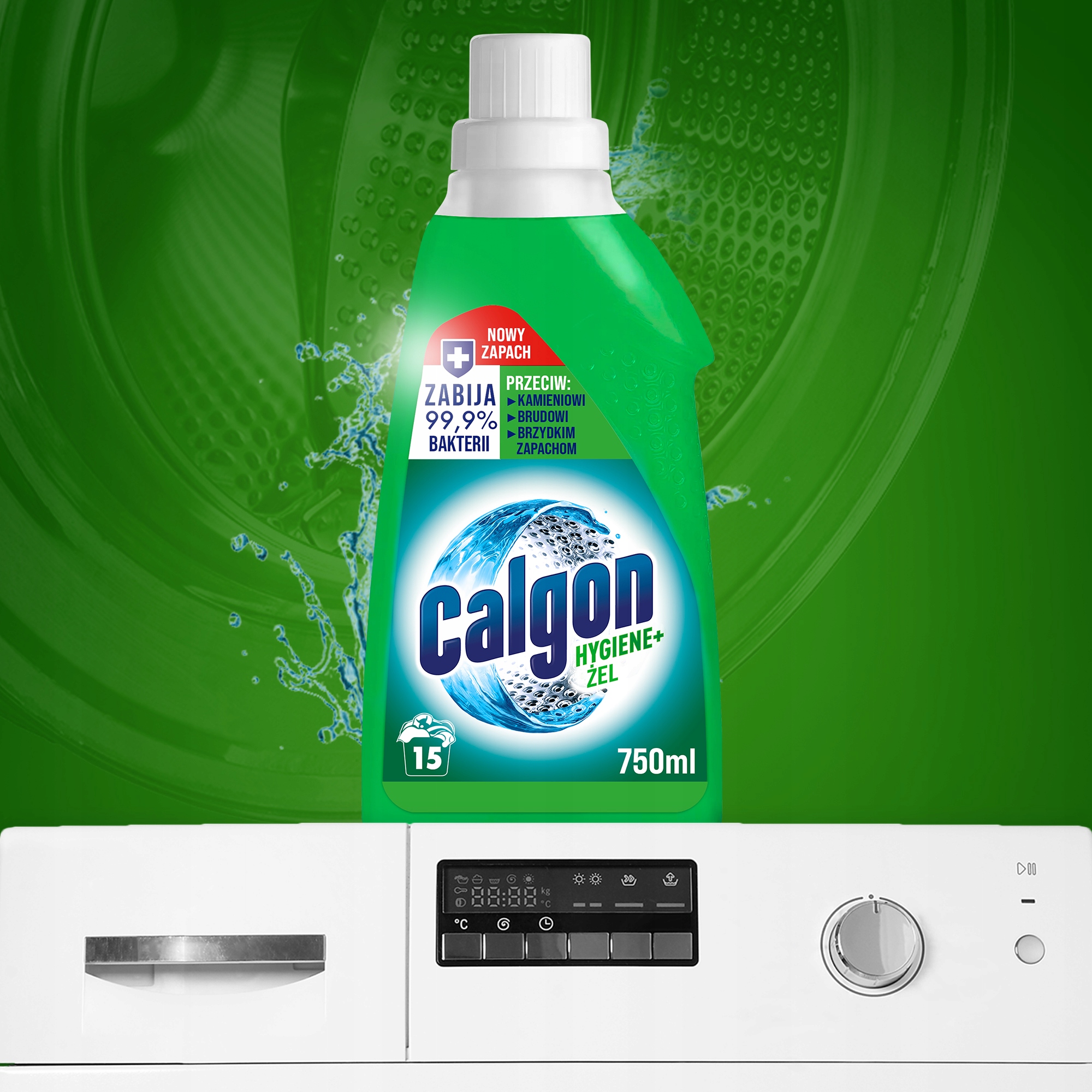Calgon Hygiene Plus Żel Odkamieniacz Pralki 750ml Marka Calgon