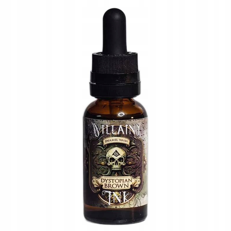 The Grimdark Compendium Villainy Ink Enamel - Dystopian Brown 30 ml