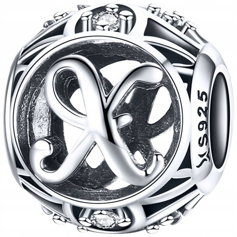 

Charms do Pandora Literka X srebro 925 koralik