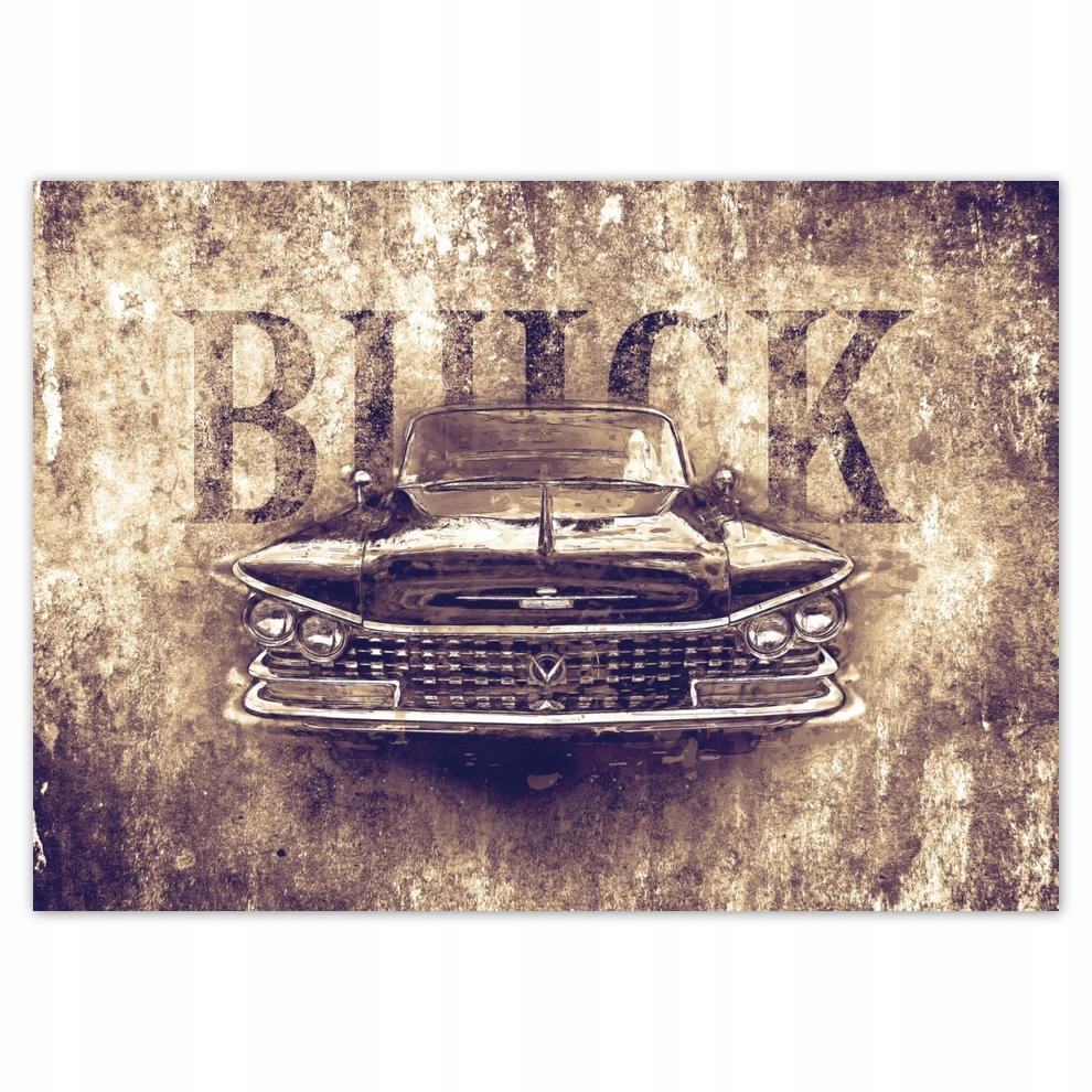 

Naklejki 70x50 Buick grafika w sepii