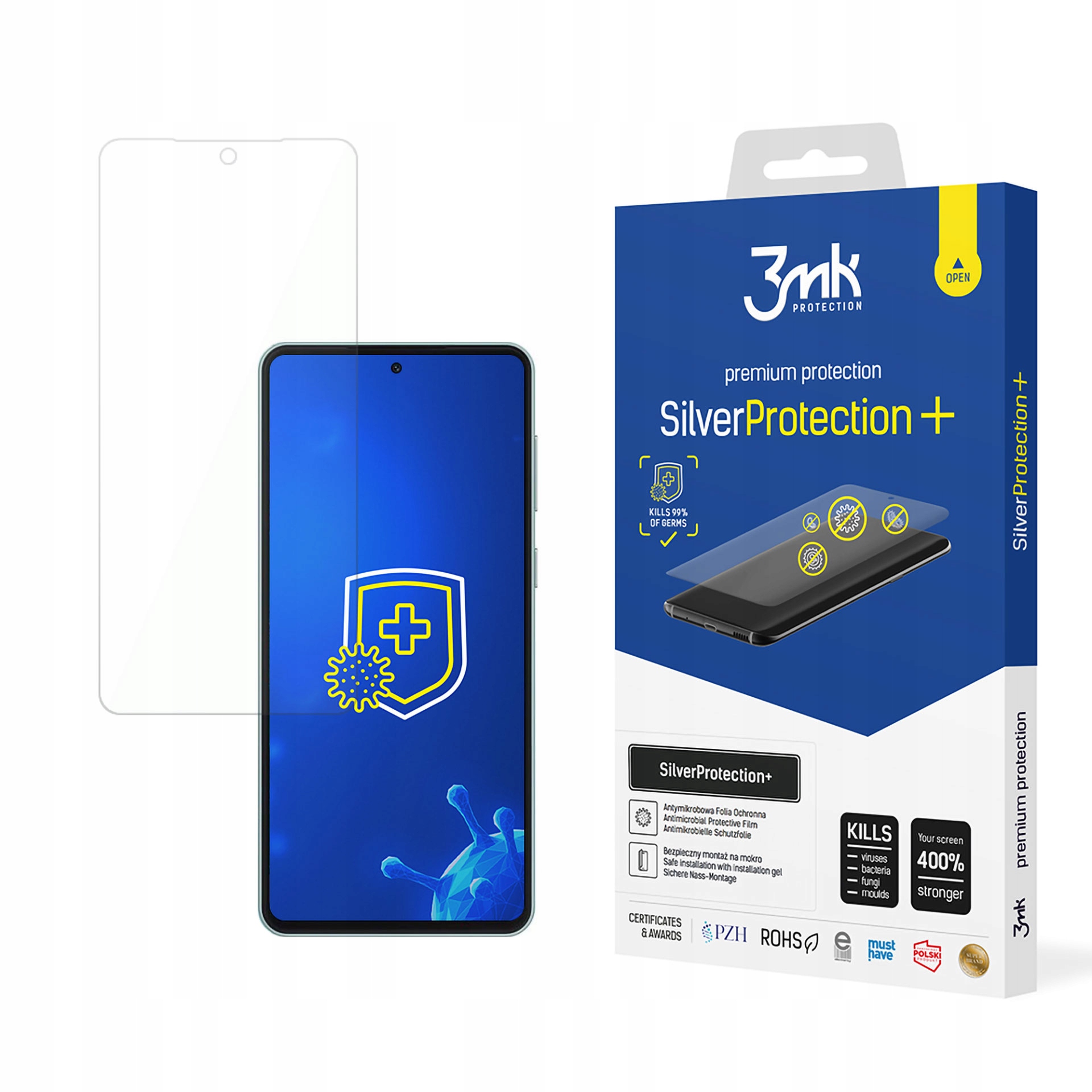 Samsung Galaxy M55 3mk SilverProtection+
