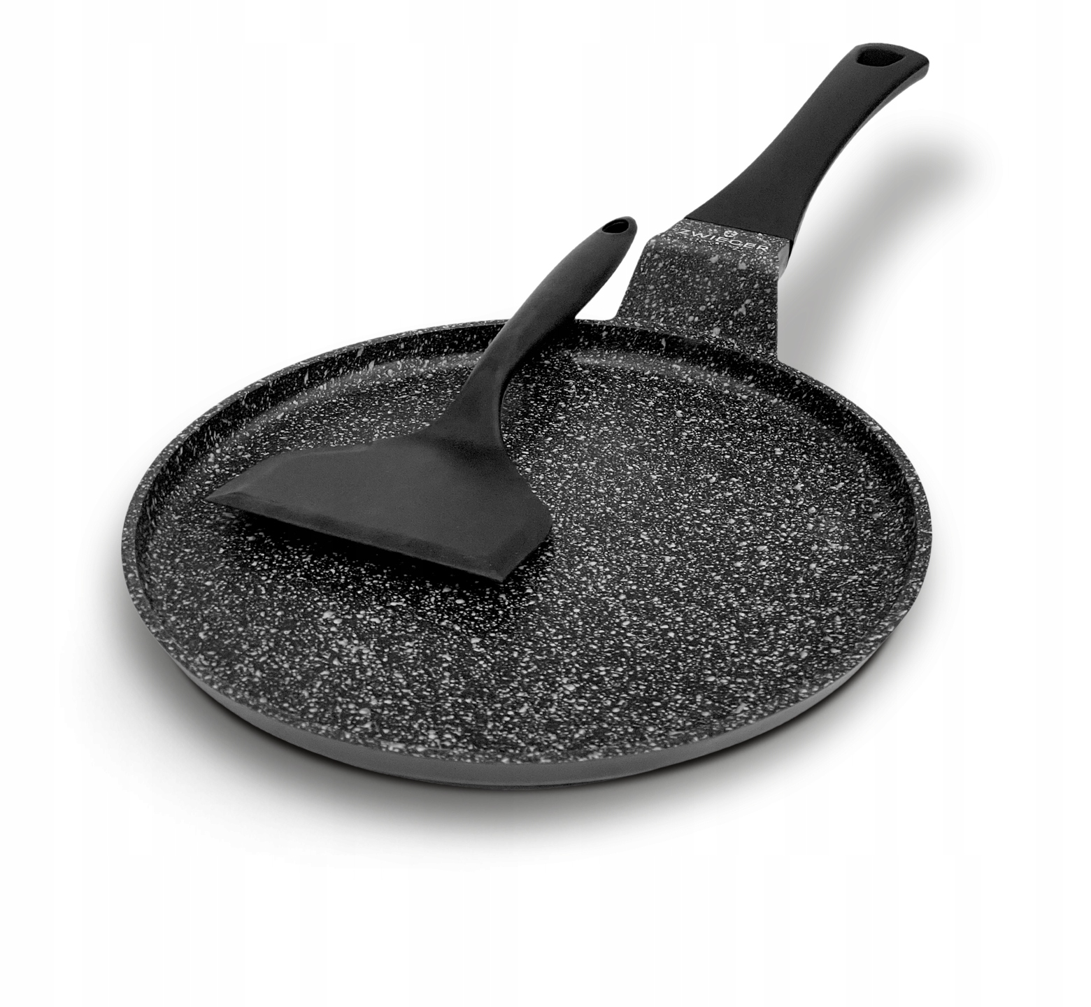 Patelnia do naleśników 26 cm z łopatką Black Stone Zwieger