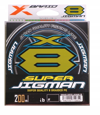Ygk X- Šňůra Jigman X8 200m PE0.6