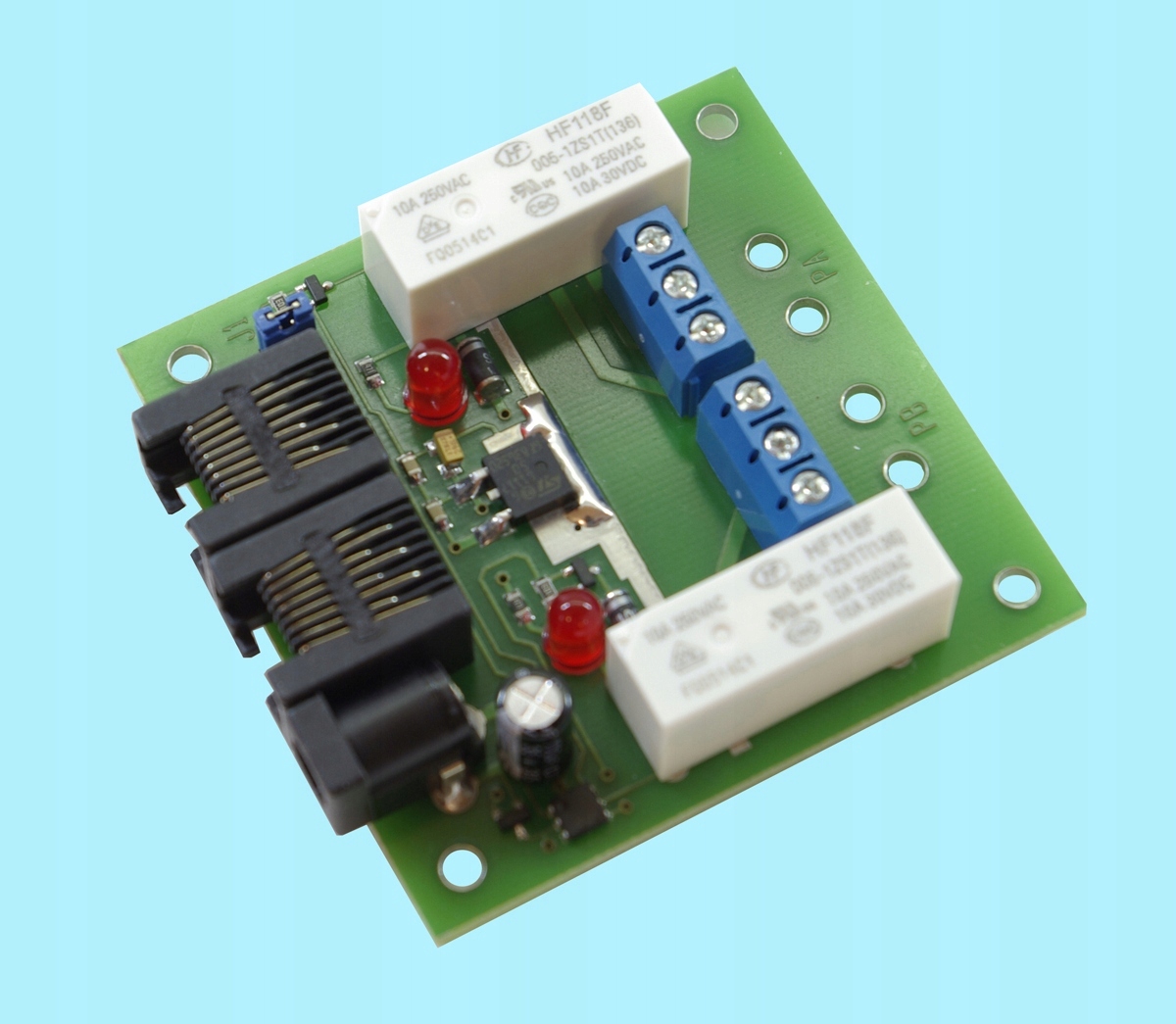 Moduł Wyjść Przekaźnikowych 230V , 1-WIRE, 2-KANAŁ