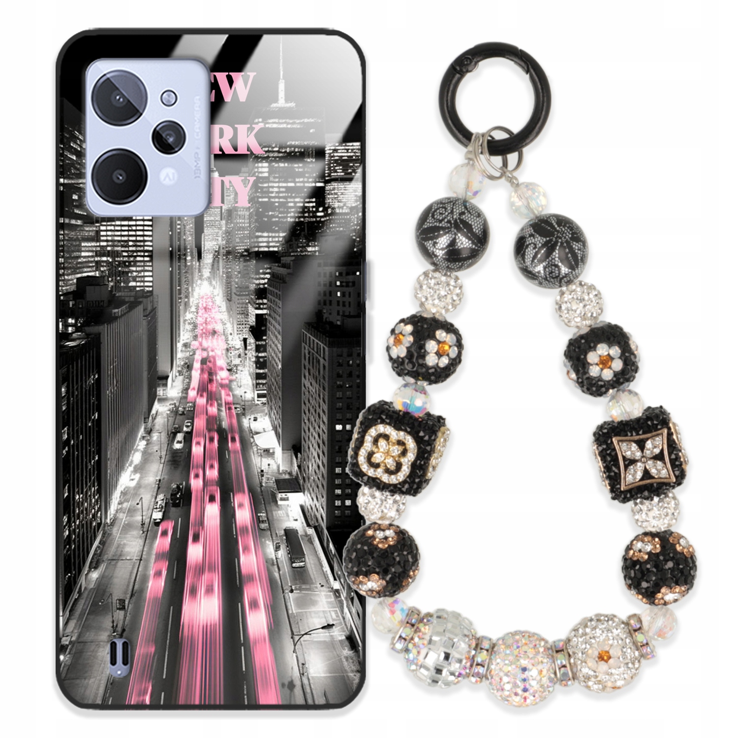 Puzdro Na Realme C31 Case Glass| Kľúčenka Elegantné Prémiové Dizajnové Puzdro