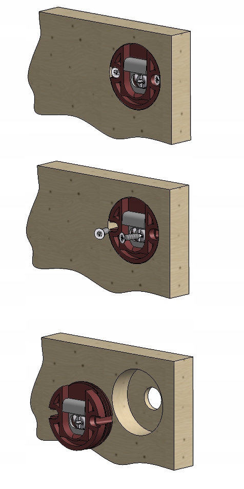 Zawieszka meblowa regulowana mimośrodowa fi35 Marka inna