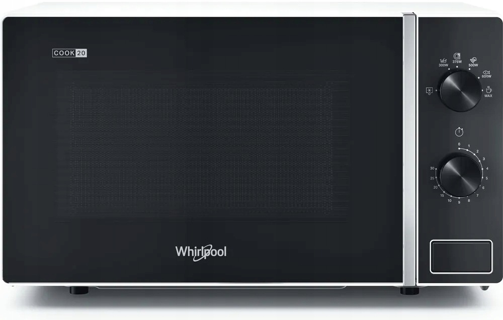 Kuchenka mikrofalowa Whirlpool MWP101W Biała 700W 20L 6 poziomów mocy