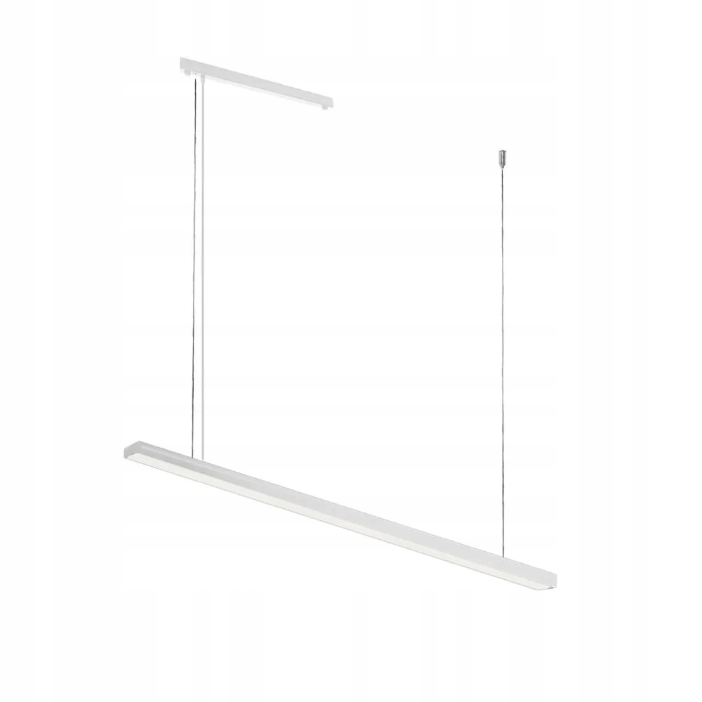 Moderná závesná Led lampa lineárna 120 cm biela 3000K nad barovým stolom Shilo