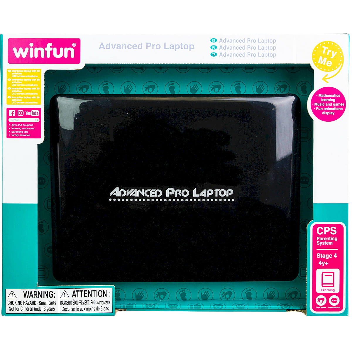 Laptop komputer edukacyjny dla dzieci 3l+ Wiek dziecka 3 lata +