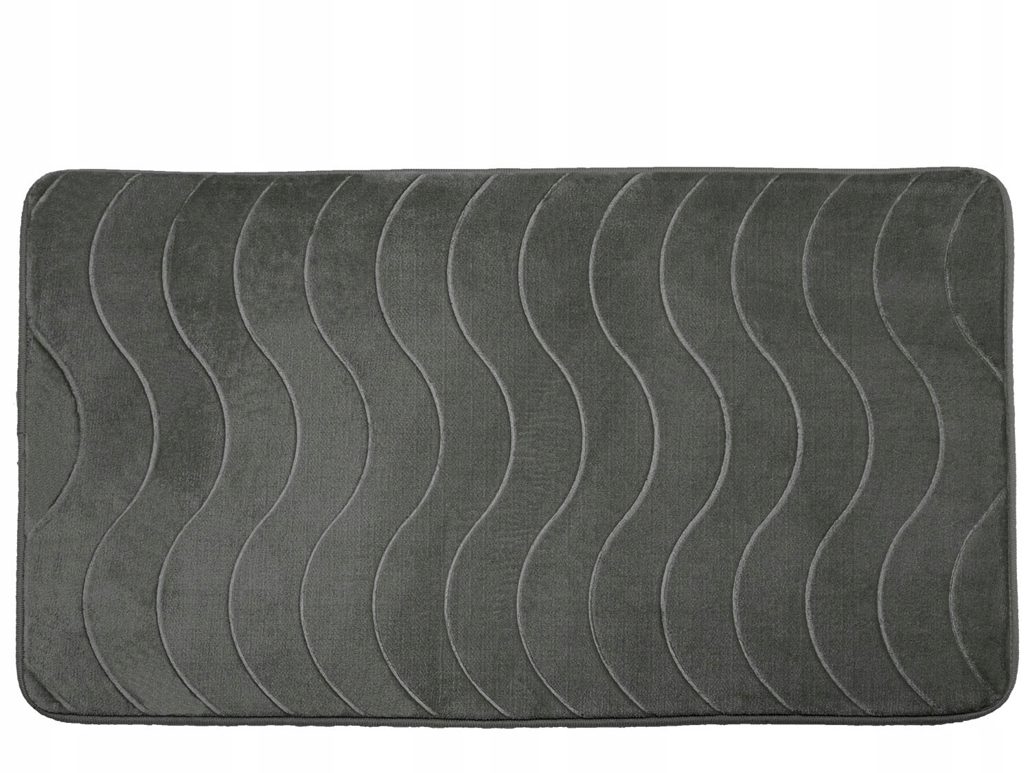 

Dywanik Łazienkowy mata 50X80 Fale Szary TR-4