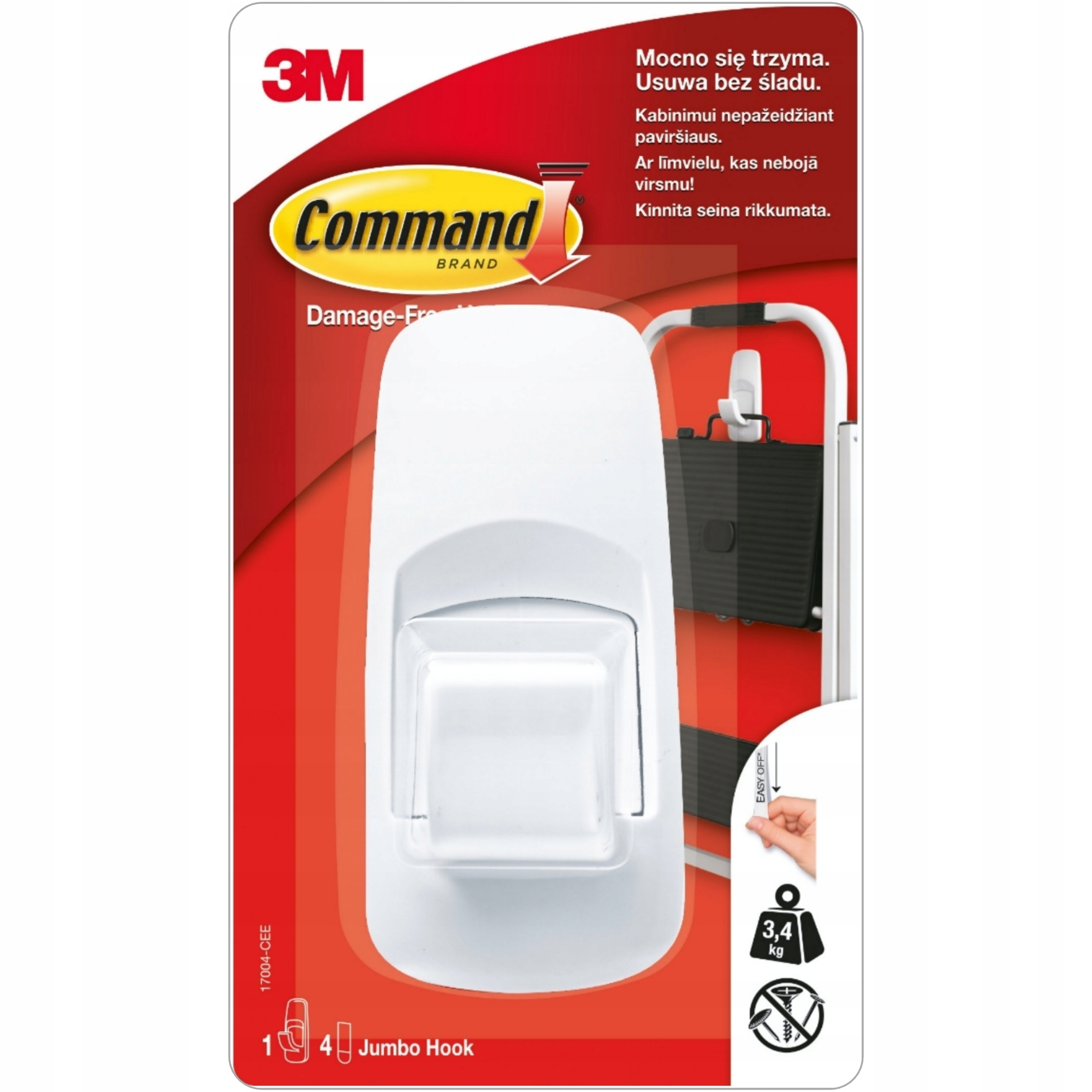 

Command 3M Haczyk Jumbo Duży 1SZT 3,4 Kg 17004