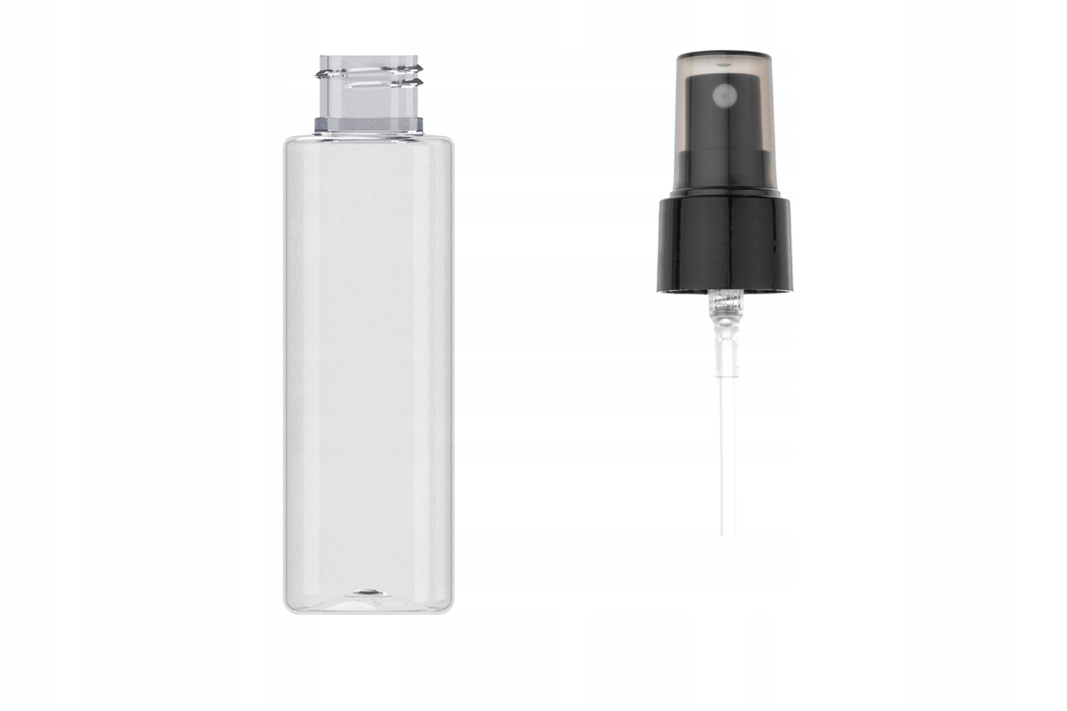 

Butelka plastikowa Pet 100 ML z atomizerem czarnym