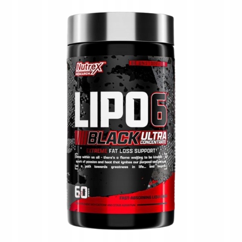 Nutrex Lipo 6 Black Ultra Concentrate International 60 kapslí spalovač