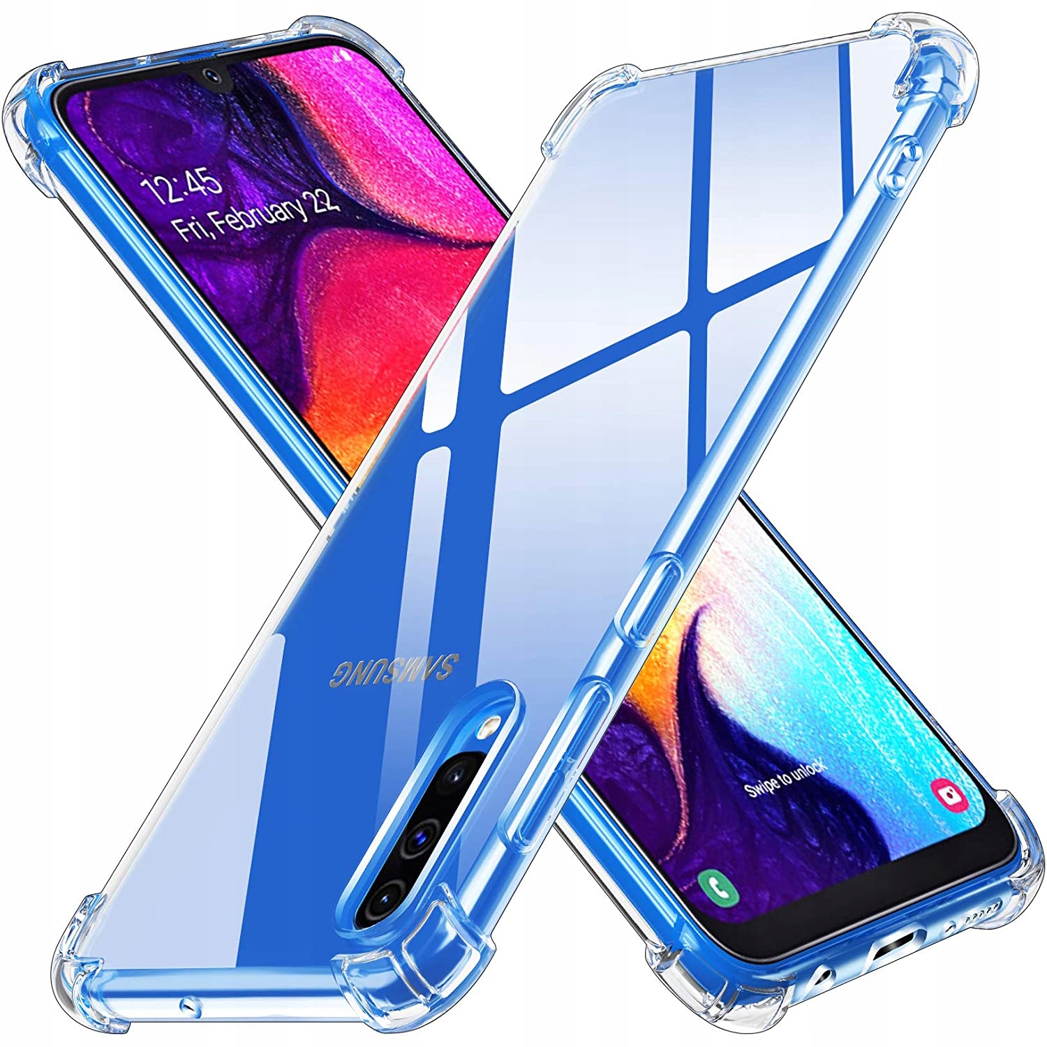 

Etui guma Shock Szkło do Samsung Galaxy A50