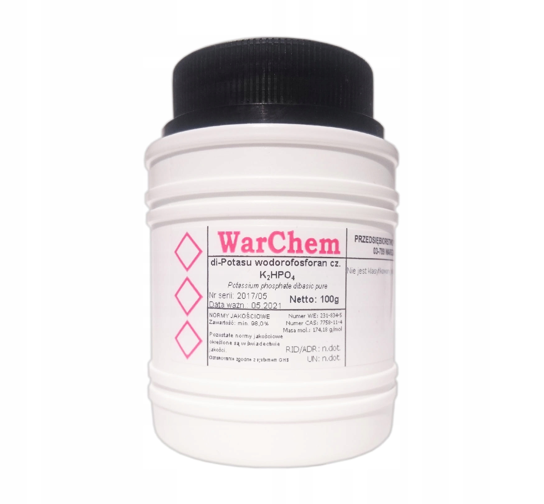 

Wodorofosforan di- Potasu bezwodny czysty 100g