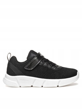 Geox Lekkie Sneakersy Sportowe Czarne J55DLB C9999 r.37