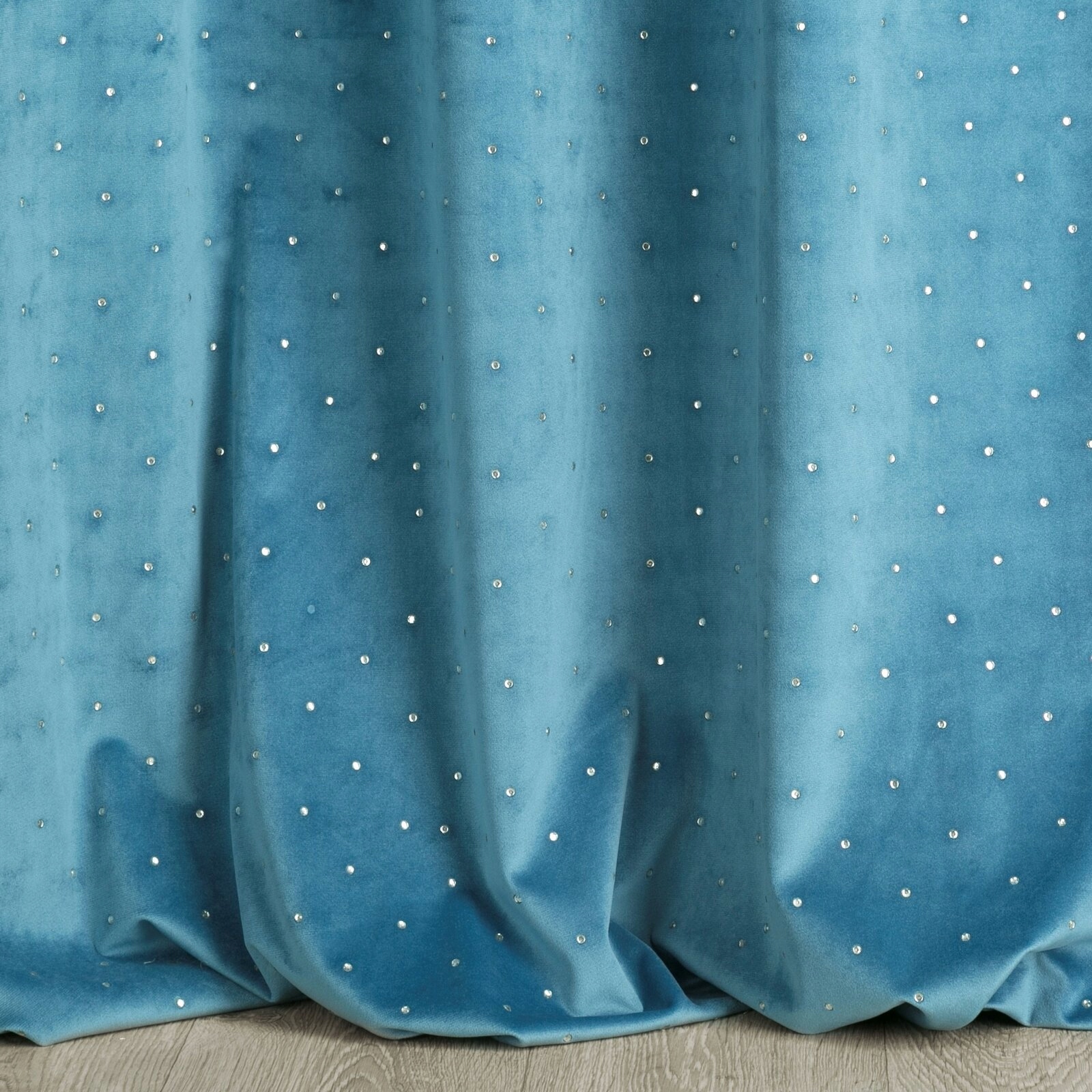 Zasłona gotowa 140x250 cm musztardowa Sposób zawieszania kółka