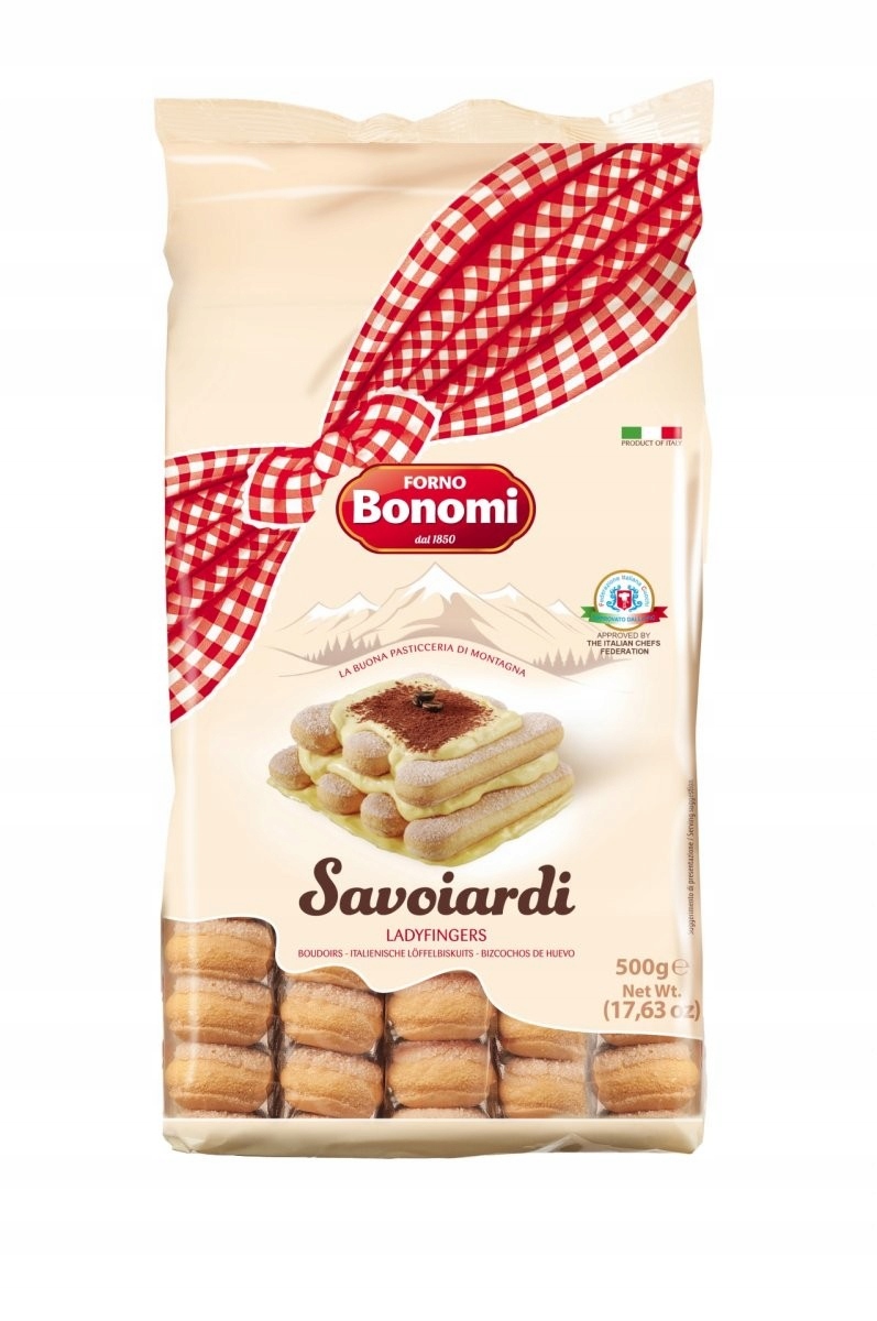 Levně 3x Piškoty Savoiardi 500 g Bonomi