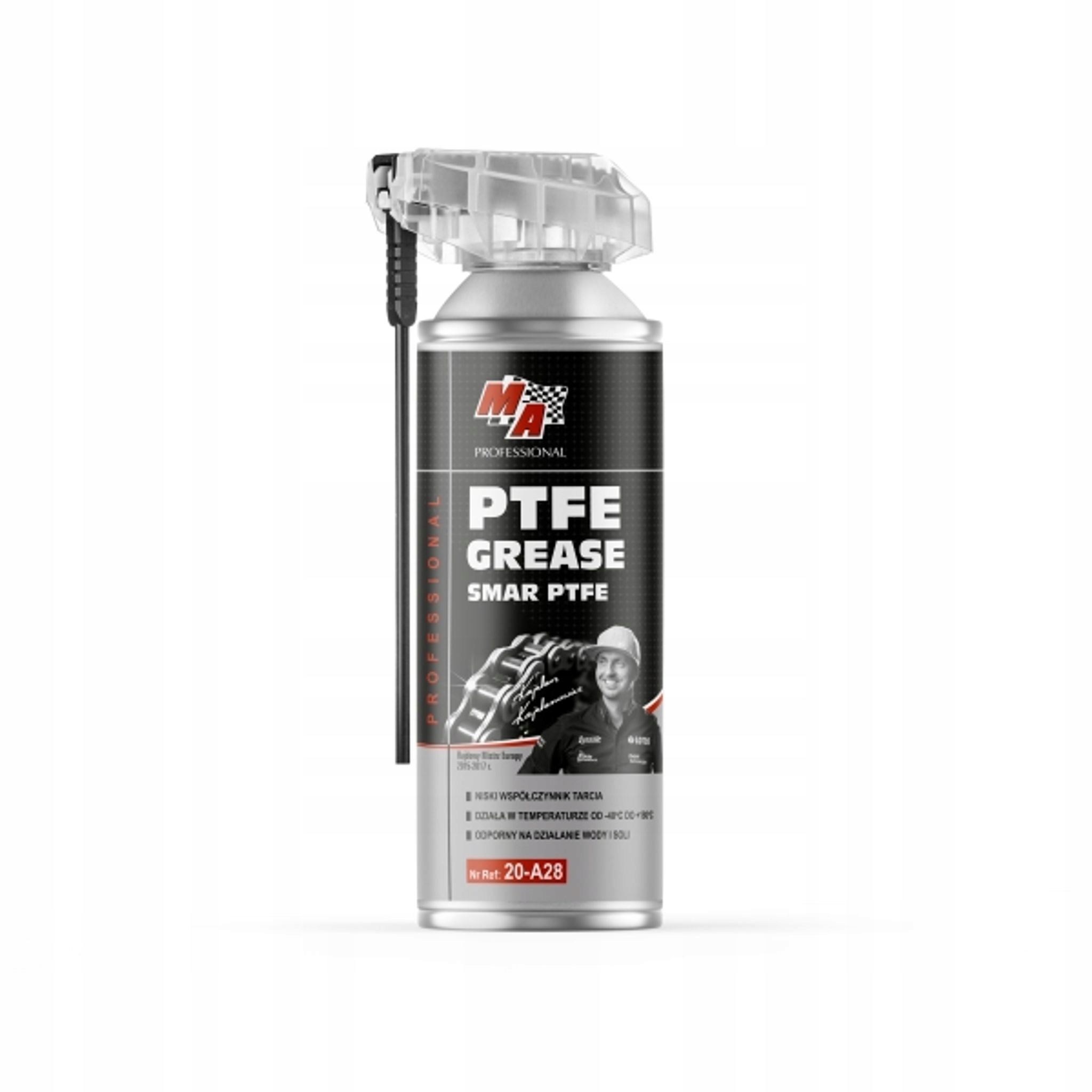 Smar Teflonowy Ptfe 400ML Spray Aplikator -40°C Do 180°C Ma Professional