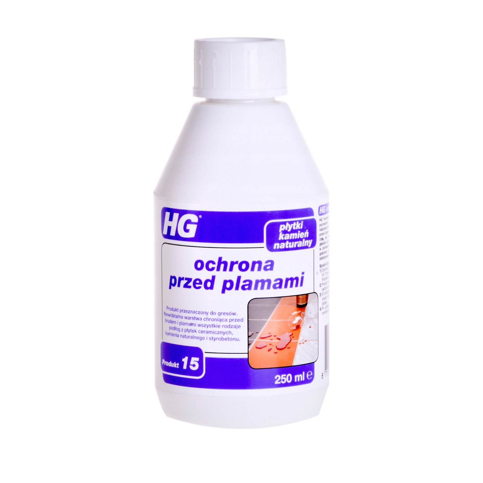 

Hg Ochrona przed plamami płytki&kamień 250ml