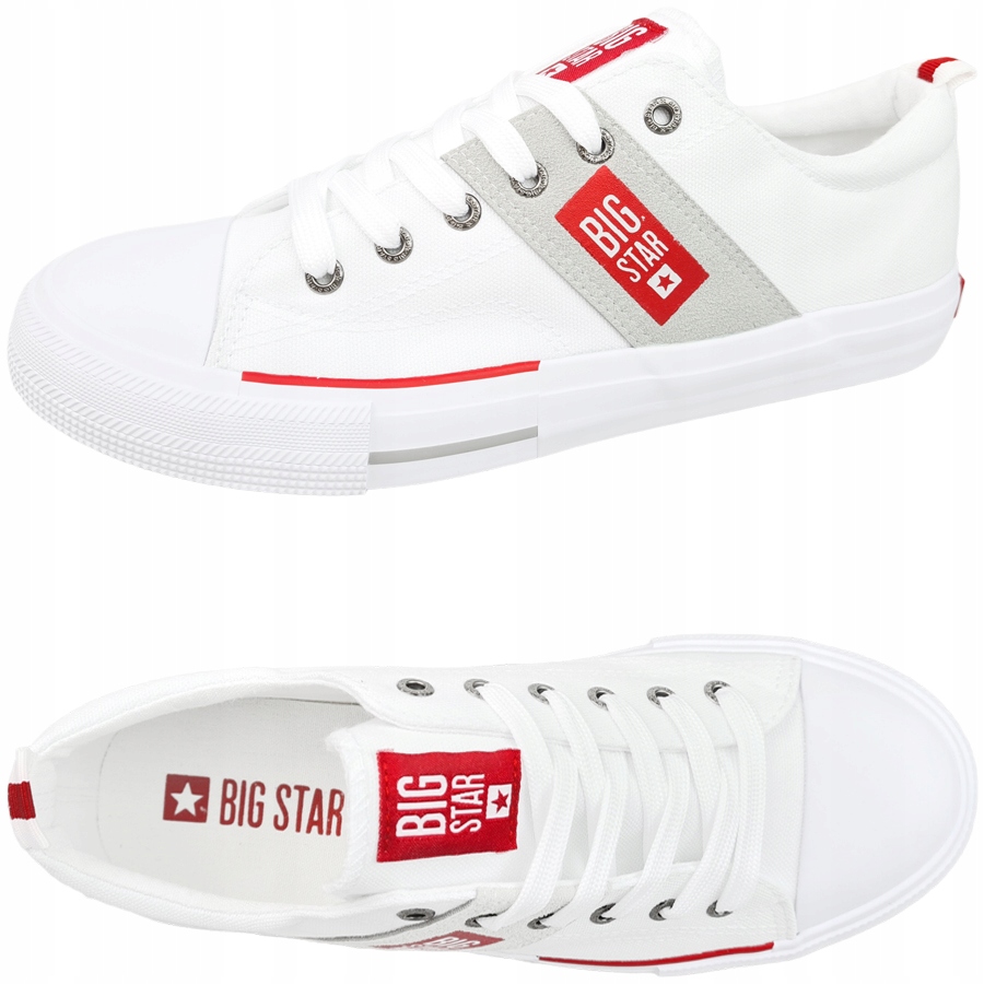 

Trampki Big Star męskie białe buty HH174038 43