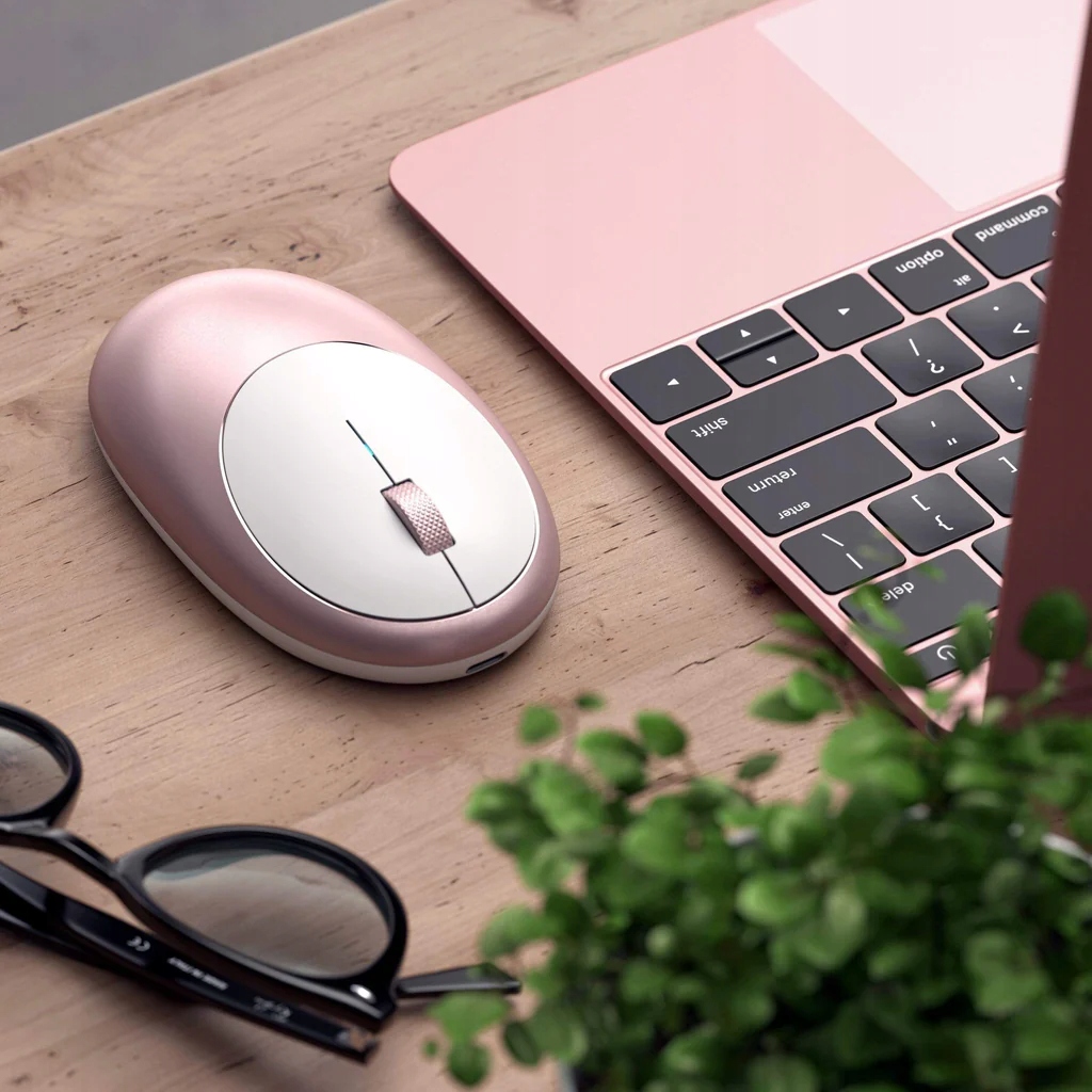 SATECHI M1 WIRELESS MOUSE MYSZ OPTYCZNA BEZPRZEWODOWA BLUETOOTH NA APPLE Interfejs Bluetooth