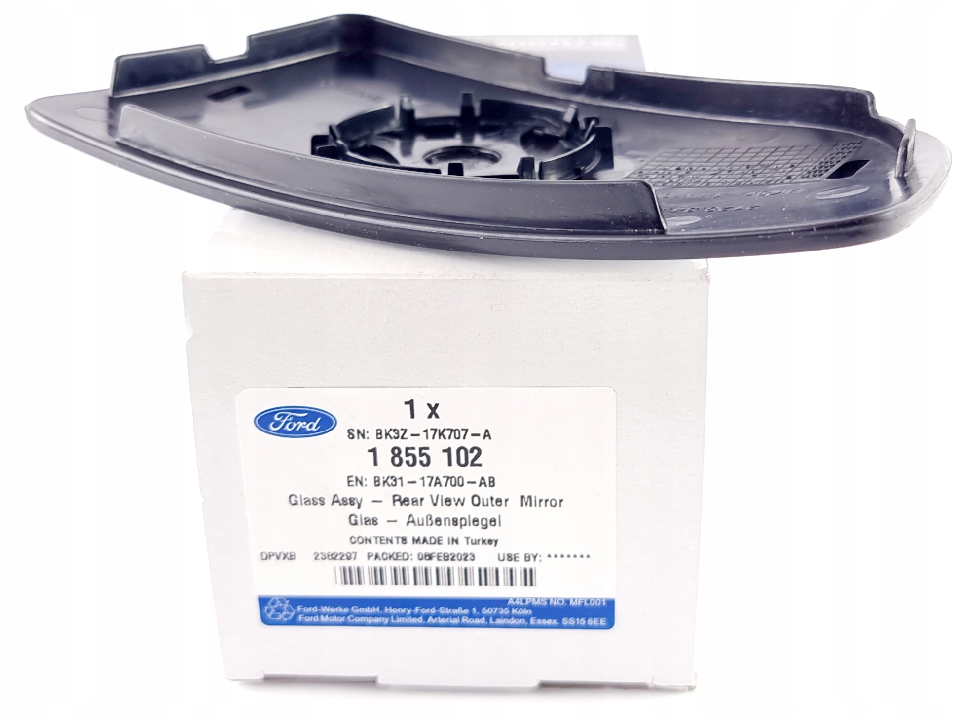 Zrcátko Pravé Spodní Vložka Ford Transit 14- 19- Oe