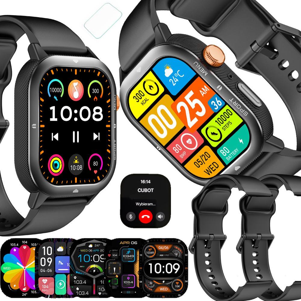 Cubot U1 Ai Chytré Hodinky Pánské Sportovní Hodinky Puls Telefonování