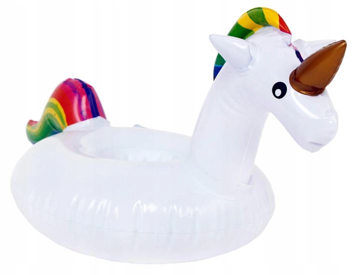 Pływający uchwyt jednorożec na napoje drinki do basenu unicorn podstawka