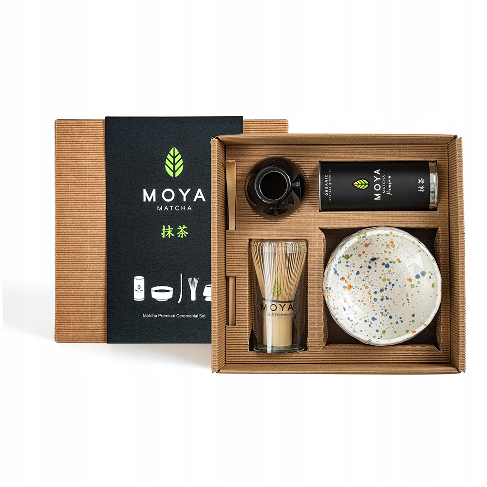 Slavnostní matcha sada Moya Matcha Luxusová a šálek Kusama