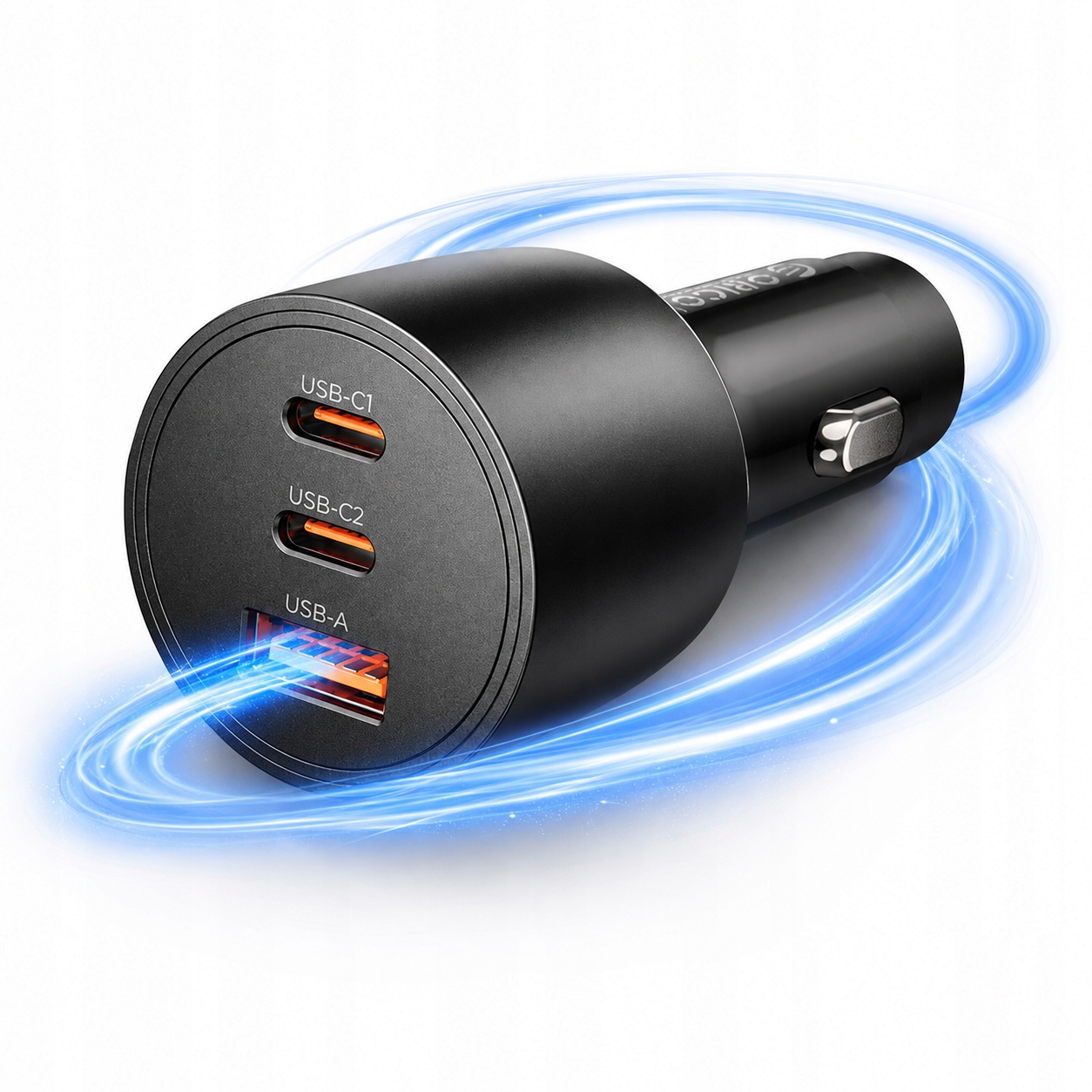 Ładowarka samochodowa Orico PowerLink 165W Usb-a 2x Usb-c czarna