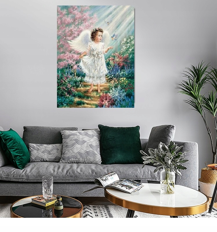 Obraz Malowanie Po Numerach - Aniołek z RAMĄ 40x50 PIAST + BLEJTRAM Marka Piast