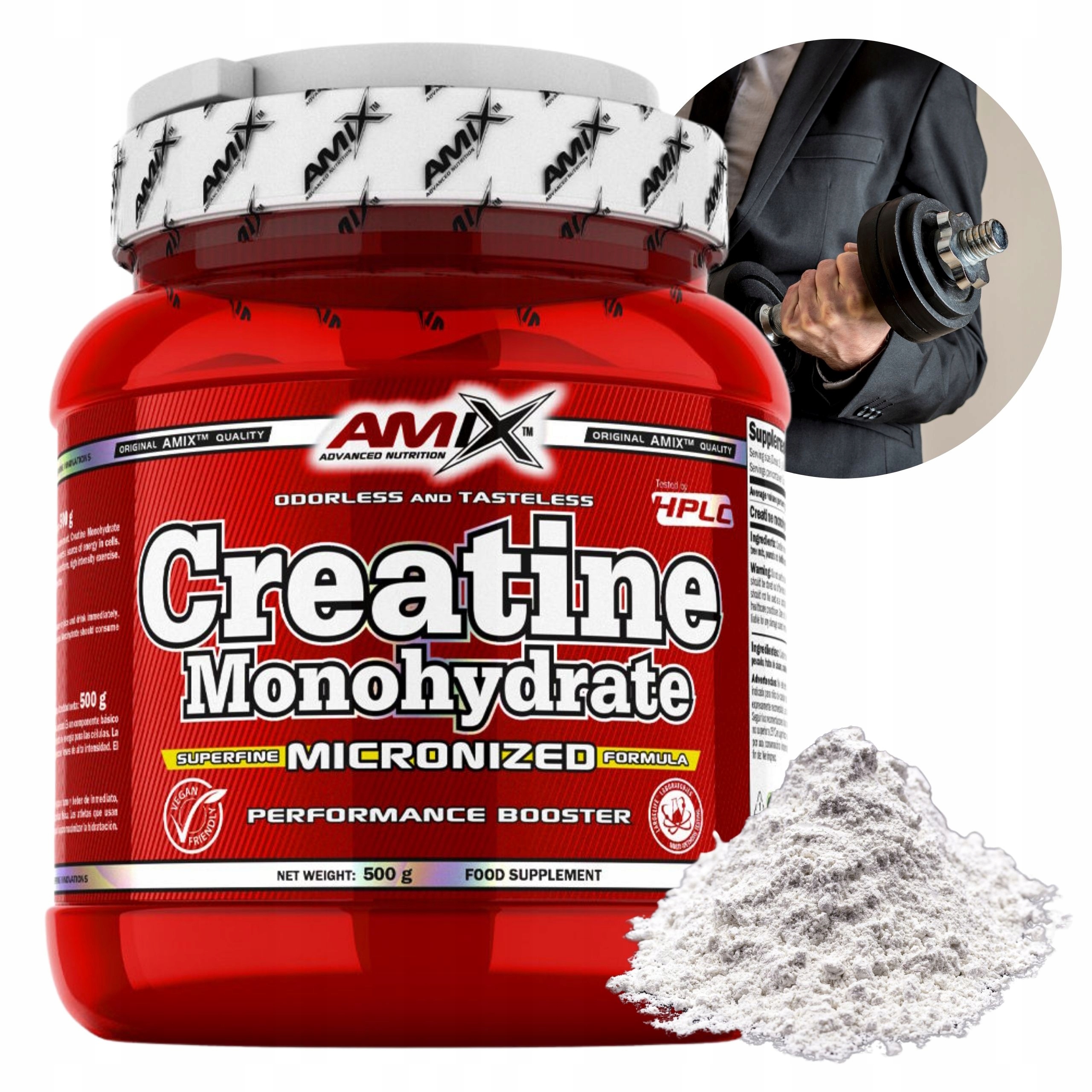 Creatine Monohydrate Kreatin Monohydrat 0,5 Amix 500 g monohydrant