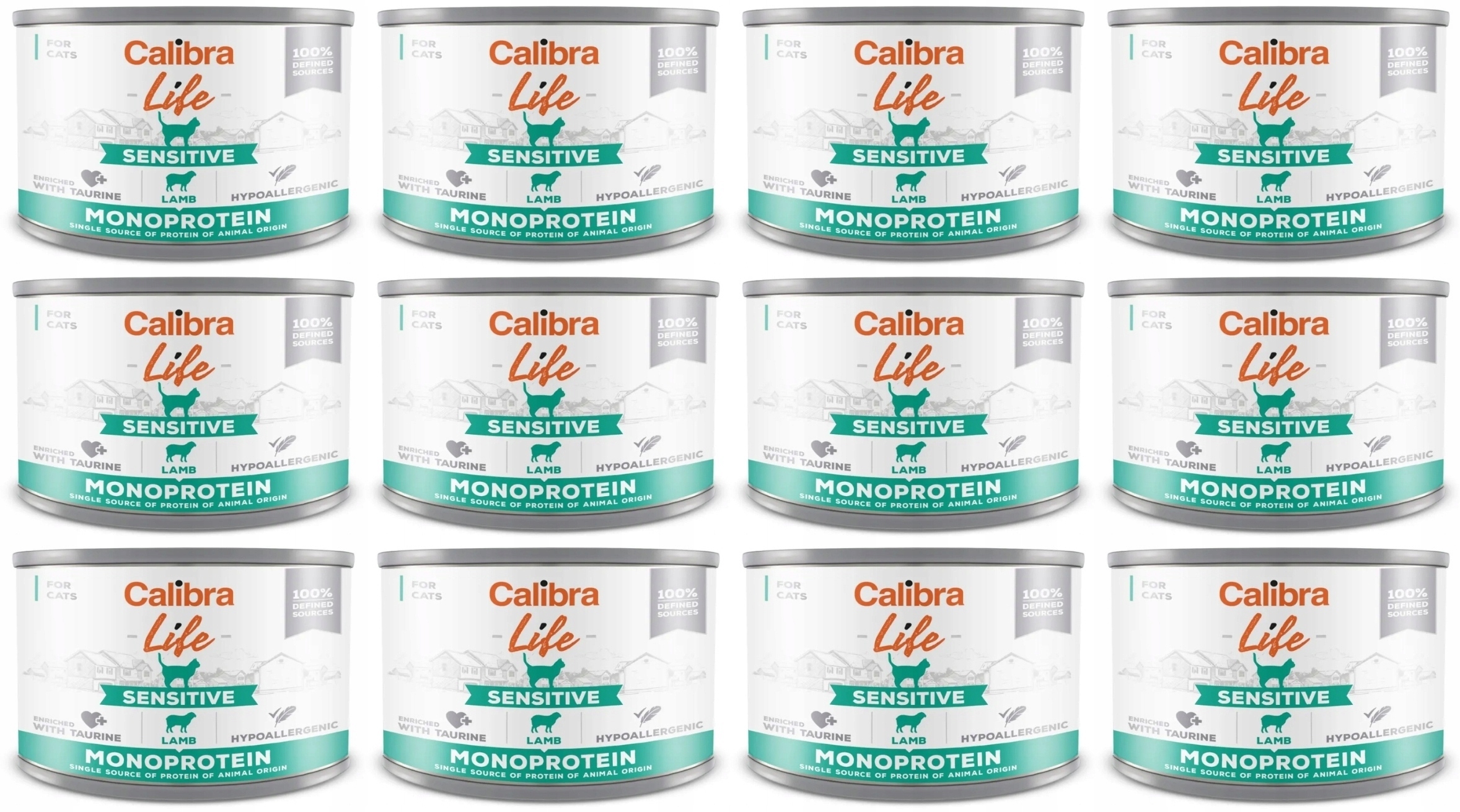 Calibra Cat Life Sensitive Lamb 12 x 200 g