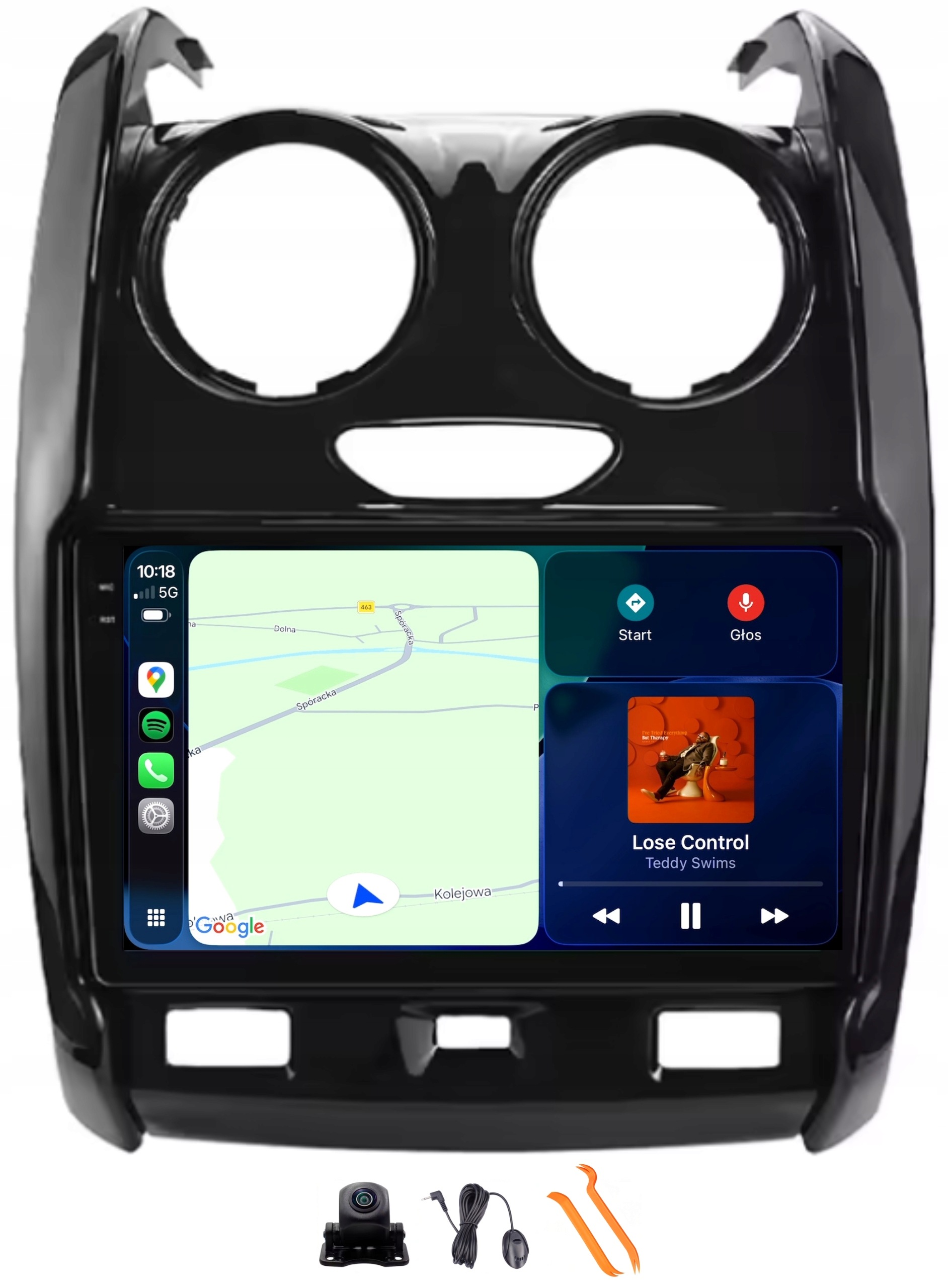 Rádio Android Navigácia Qled Carplay Lte Gps Dsp 128GB Dacia Duster 13-18