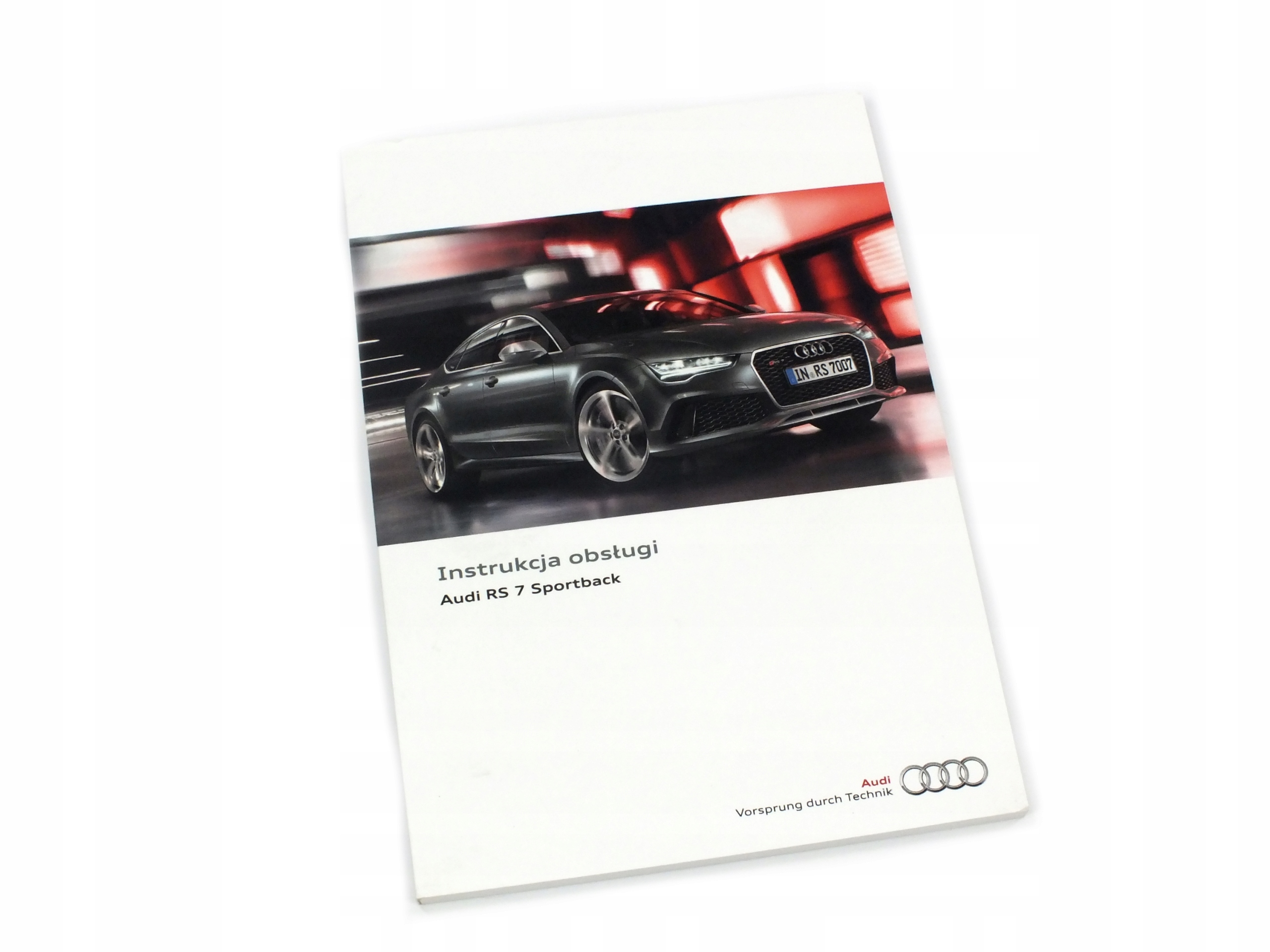 INSTRUKCJA OBSLUGI AUDI RS 7 SPORTBACK ASO NOWA PL