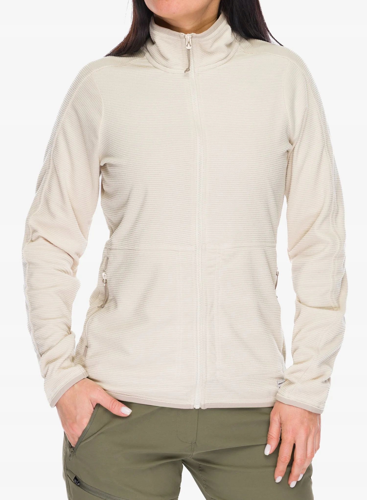 Mikina fleecová dámská Craghoppers NosiLife Anya II Jacket oyster velikost 12 (M)