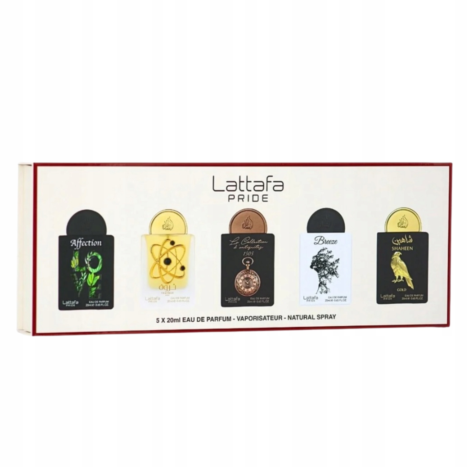 Lattafa Giftset Collection No.03 Edp parfémovaná voda unisex 5x20 ml