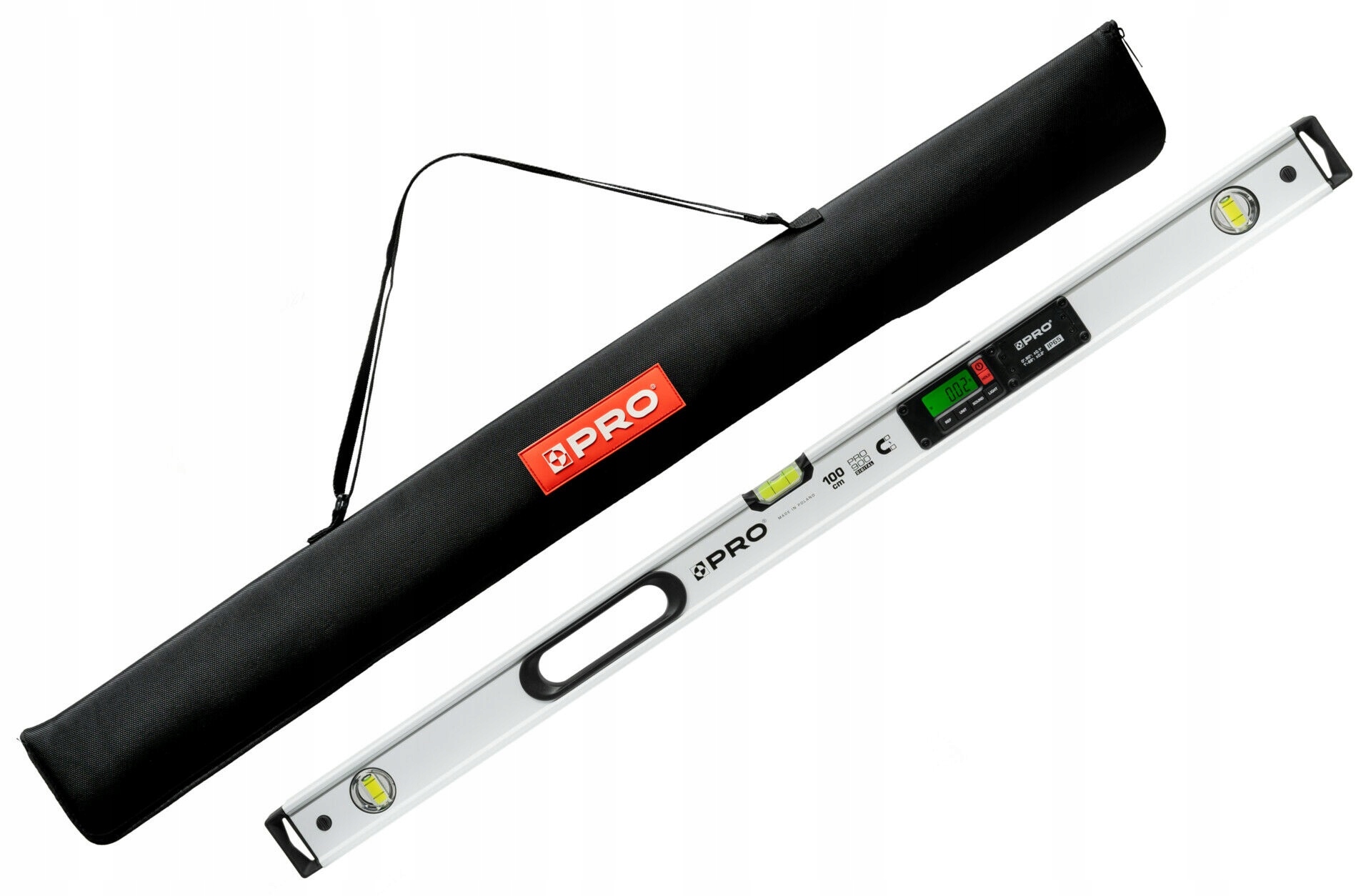 Poziomnica elektryczna z magnesem PRO900 100 cm