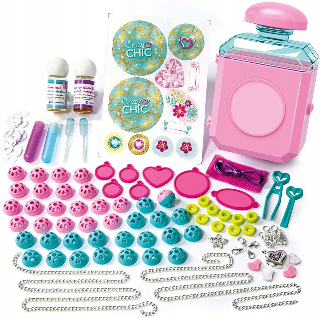 Crazy Chic Zestaw Pachnąca Biżuteria Clementoni Kolor wielokolorowy