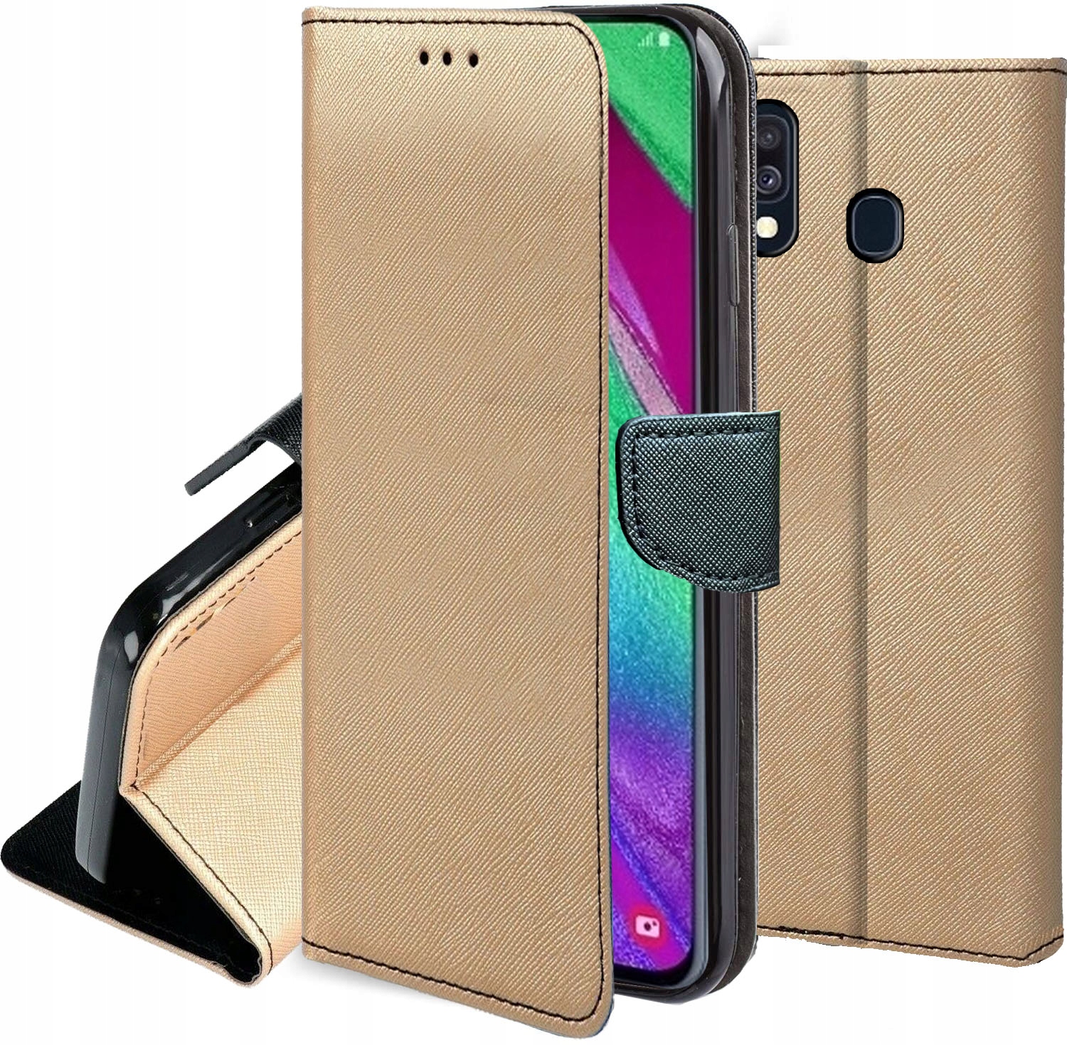 

Etui do Samsung Galaxy A40 +szkło Magnes Fancy