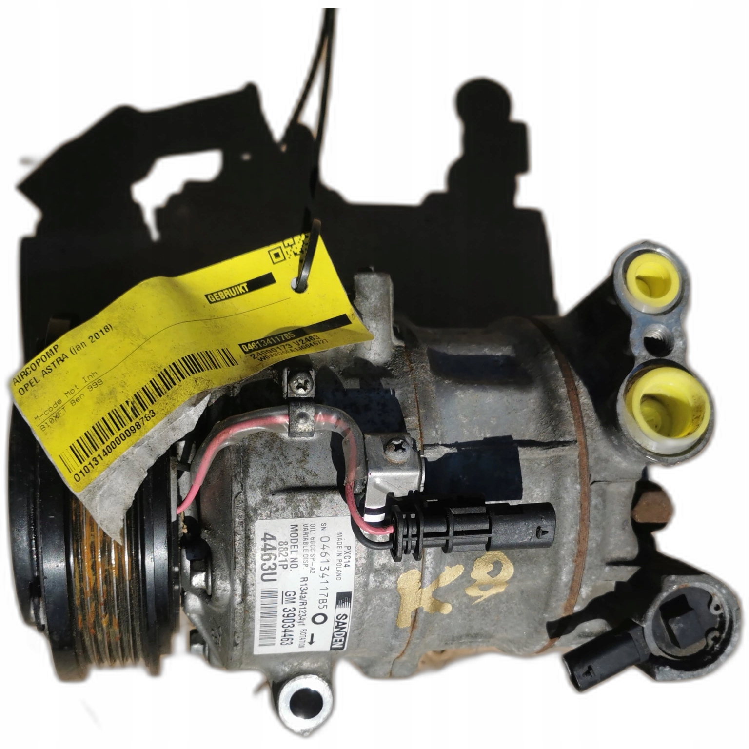 OPEL ASTRA K 39034463 kompressor klimaanlage