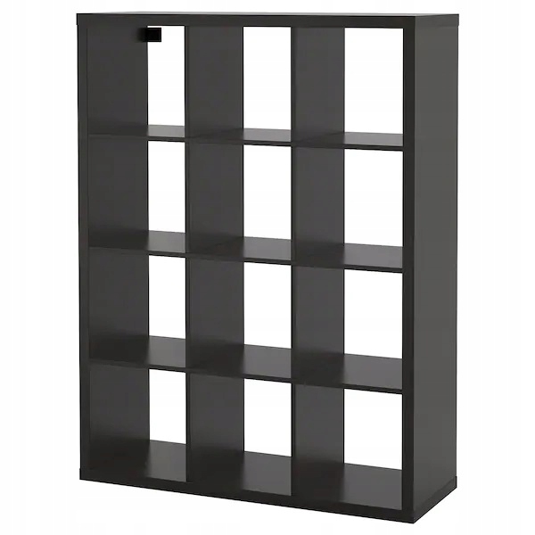 

Ikea Kallax regał półka 112x147 cm Czarnobrąz