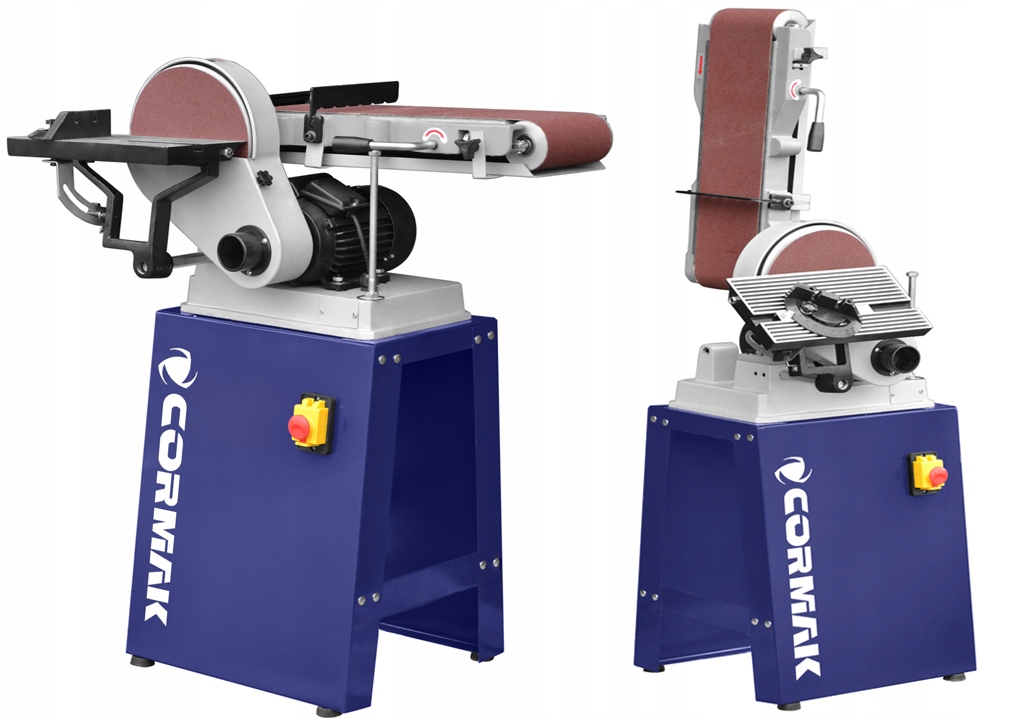 SZLIFIERKA TAŚMOWA TALERZOWA TOP żeliwo ciężka PION POZIOM