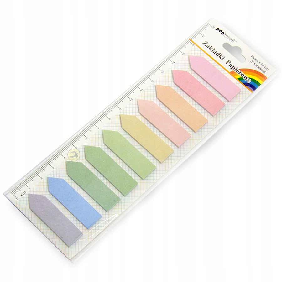 

Zakładki Indeksujące Papierowe pastel 10szt x 20k