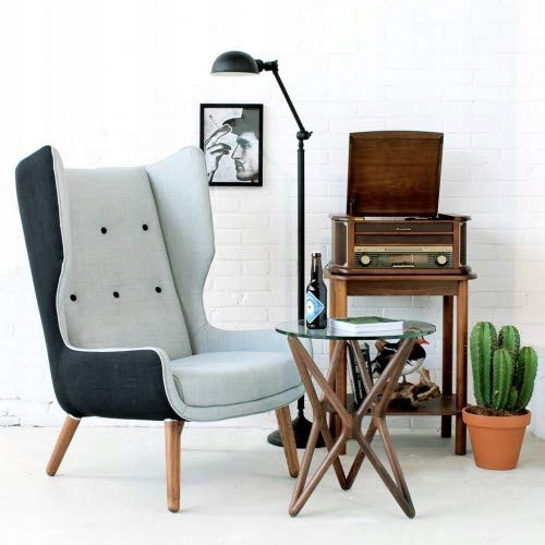 Gramofon Soundmaster NR546BE Radio cyfrowe DAB+ FM Magnetofon CD USB Napęd paskowy